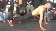 Thounaojam Niranjoy Singh, Manipur Youth, Sets New Guinness World Record for Maximum Finger Tip Push-Ups in 1 Minute (Watch Video)