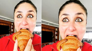 Kareena Kapoor Khan's Hilarious Expression While Gorging on a Croissant is Unmissable! (View Pic)