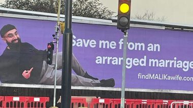 Viral News: Single Man Advertises Himself on Huge Billboards in Bid to Find Wife across Birmingham, Writes ‘Save Me From Arranged Marriage’