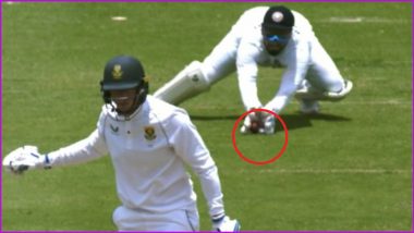 IND vs SA 2nd Test: Rassie van der Dussen Controversial Dismissal Leaves Twitter Divided, Fans Debate Whether Rishabh Pant Took Clean Catch or Not (Watch Video)