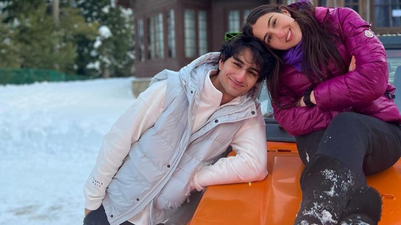 Sara Ali Khan and Ibrahim Ali Khan Have a Chilly Holiday in Snow-Capped Valley of Kashmir! (View Pics)