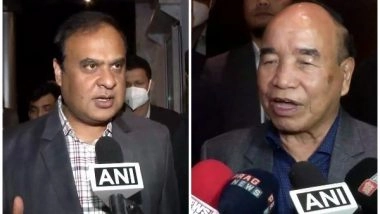 India News | Border Row: CMs of Assam, Meghalaya to Meet Amit Shah Today in Delhi