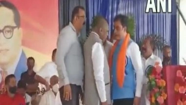 India News | Karnataka Minister, Congress MP Get into Fight at Ramanagara Event in Presence of CM Bommai