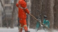 World News | China Issues Blue Alert for Heavy Snow