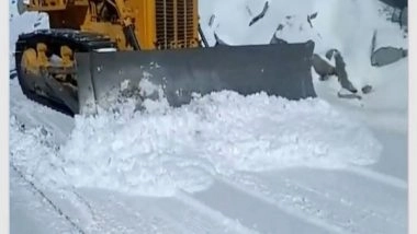 India News | BRO Opens World's Second-highest Motorable Road Leading to China, Pak Borders in Extreme Winters