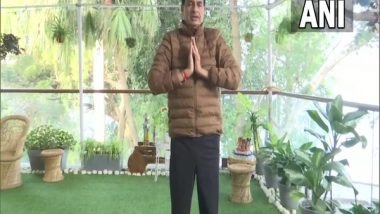 India News | MP CM Shivraj Singh Chouhan Performs Surya Namaskar on National Youth Day