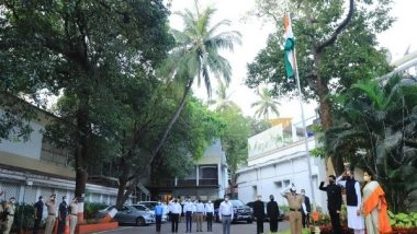 India News | 73rd Republic Day: Maharashtra Chief Minister Uddhav Thackeray Unfurls National Flag in Mumbai