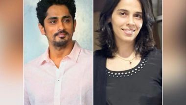 India News | Sidharth Booked by Hyderabad Police for Derogatory Comment Against Saina Nehwal