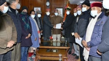 India News | Himachal BJP Delegation Led by CM Submits Memorandum to President Kovind Through Governor on PM Modi's Security Breach