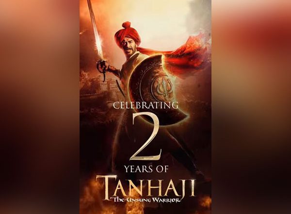 Entertainment News | Ajay Devgn, Kajol Celebrate Two Years of 'Tanhaji: The Unsung Warrior'