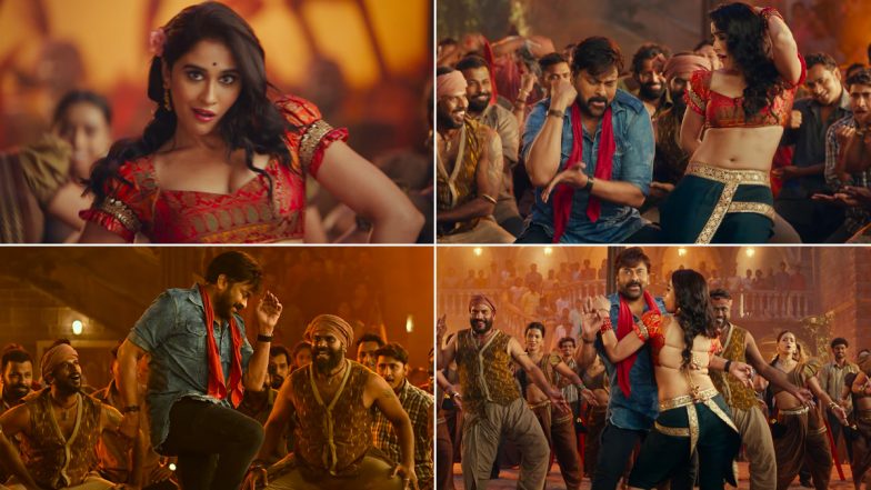 Acharya Song Saana Kastam: Chiranjeevi Dances His Heart Out With Regina Cassandra In The Track Composed By Mani Sharma (Watch Lyrical Video)