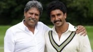 Ranveer Singh Wishes the Legendary Cricketer Kapil Dev on His 63rd Birthday (View Pic)