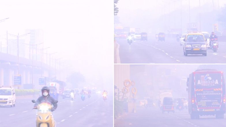 Mumbai Winters: Thick Layer of Fog Shrouds Parts of Maximum City (View Pics)