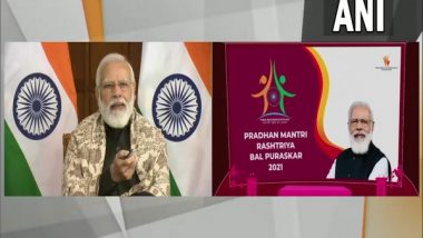 India News | PM Modi Confers Digital Certificates to Pradhan Mantri Rashtriya Bal Puraskar Awardees
