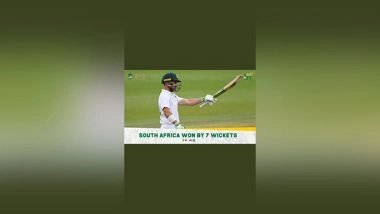 Sports News | Captain Dean Elgar's Heroic Knock Leads SA to a Series Levelling Win Against India