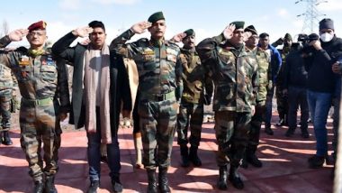 Chinar Corps in Collaboration With Putin Balan Group Inaugurates High Mast National Flag Shopian in Republic Day