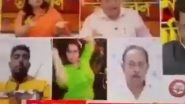 Panelist Mocks News Channel by Dancing on Air During Debate When Not Given Chance To Speak (Watch Video)