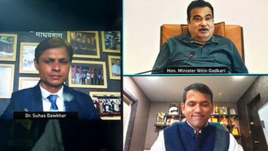 Business News | Nitin Gadkari Inaugurates Madhavbaug's Power MAP, India's First Intelligent Chronic Disease Patients Habit Tracking System