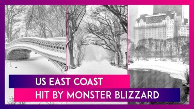 US East Coast Hit By Monster Blizzard
