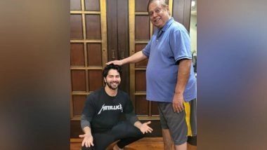 Entertainment News | Varun Dhawan Starts 2022 with Father David Dhawan's Blessings