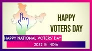National Voters&rsquo; Day 2022 Greetings, Quotes & Messages To Observe Election Commission Formation Day