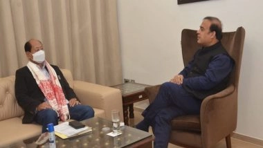India News | Assam, Nagaland CMs Hold Discussion on Issues of 'mutual Interest'