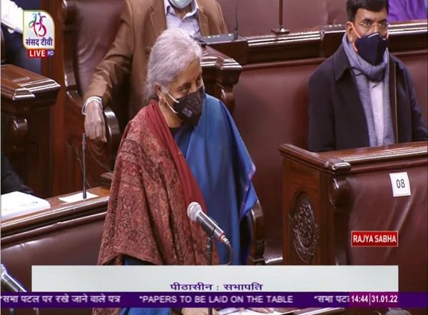 India News | Economic Survey 2021-22 Tabled in Rajya Sabha, House Adjourned for the Day
