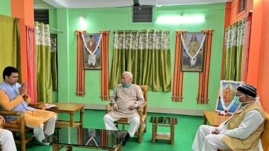 India News | Mohan Bhagwat Meets CM Biplab Deb, Likely to Hold Closed-door Meetings with RSS Members in Tripura