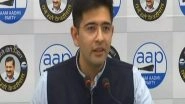 India News | AAP's Raghav Chadha Seeks Time to Meet Punjab Governor over CM Channi's Alleged Involvement in Illegal Sand Mining