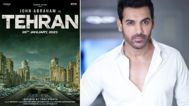 Tehran: John Abraham To Star In An Action-Thriller Inspired By True Events; Film To Release On January 26, 2023