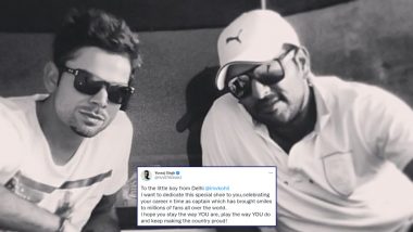 Yuvraj Singh Gifts Virat Kohli a Golden Boot, Shares Heartwarming Letter With It (See Post)
