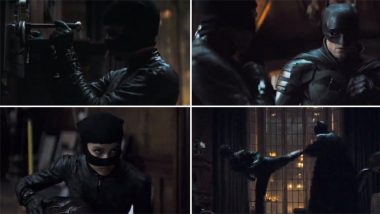The Batman: Robert Pattinson's Dark Knight Takes on Zoë Kravitz's Catwoman in This New Clip of Matt Reeves' DC Film! (Watch Video)