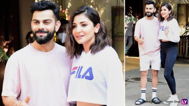 Anushka Sharma and Virat Kohli Look Perfect Together as They Pose for the Shutterbugs! (View Pics and Video)