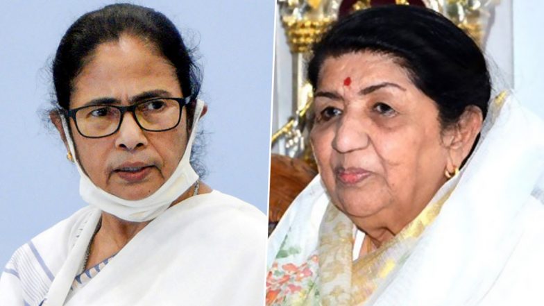 Lata Mangeshkar Dies At 92: West Bengal CM Mamata Banerjee Announces Half-Day Holiday Tomorrow To Mourn Singer’s Death