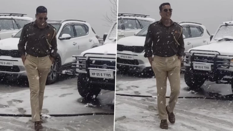 Akshay Kumar in Cop Avatar Lauds the Beauty of Mussoorie While Shooting for Ratsasan's Hindi Remake