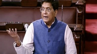 India News | India is to Achieve Record Ever 400 Billion Dollars Exports in the Current Year: Piyush Goyal in RS