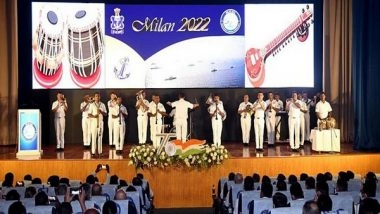 India News | Multi-national Naval Exercise MILAN-22 Begins in Vizag