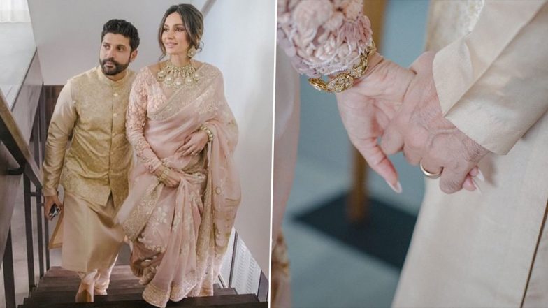 Farhan Akhtar And Shibani Dandekar Share Beautiful Glimpses From Their Civil Wedding Ceremony! (View Pics)