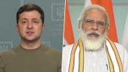 Ukraine President Volodymyr Zelensky Speaks to PM Narendra Modi, Seeks Political Support at UNSC