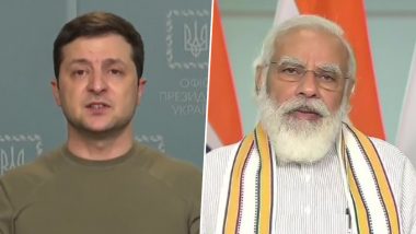 Ukraine President Volodymyr Zelensky Speaks to PM Narendra Modi, Seeks Political Support at UNSC