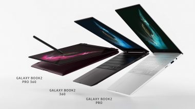Samsung Galaxy Book2 Pro, Galaxy Book2 Pro 360 Laptops Unveiled