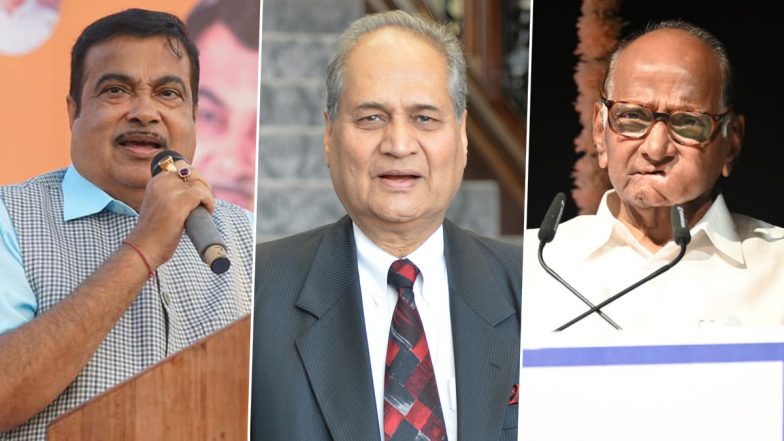 Rahul Bajaj No More: Union Minister Nitin Gadkari, NCP Chief Sharad Pawar, Others Offer Condolences