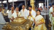 Megastar Chiranjeevi Visits Kerala&rsquo;s Guruvayur Temple With Wife Surekha Konidala (View Pics)