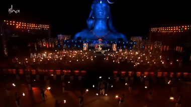 Isha Foundation Live Streaming & Darshan for Maha Shivratri 2022: Watch Free Live Telecast of Nightlong Mahashivratri Celebration From Sadhguru’s Yoga Center