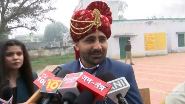 UP Assembly Elections 2022: Groom Casts Vote in Muzaffarnagar Ahead of His Wedding, Says ‘Pehle Matdaan, Uske Baad Bahu, Uske Baad Sab Kaam’