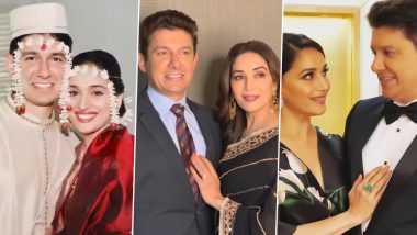 Madhuri Dixit Nene Shares a Beautiful Birthday Wish for Husband Shriram Nene (Watch Video)