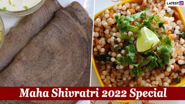 Maha Shivratri 2022: From Sabudana Khichdi to Kuttu Cheela, 5 Vrat Recipes To Relish As You Fast and Worship Lord Shiva