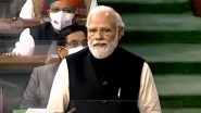 Budget Session 2022: PM Narendra Modi Likely to Reply on Motion of Thanks to President's Address in Rajya Sabha Today