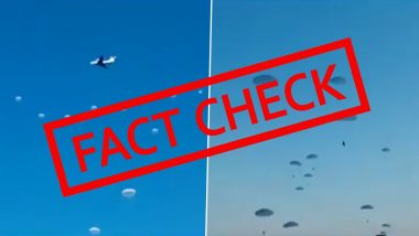 Fact Check: Video of Paratroopers Descending From The Sky is Old And Unrelated to Russian Invasion of Ukraine