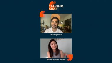 Tahir Raj Bhasin Launches His Own Chat Show on Social Media Titled Talking Craft (Watch Video)